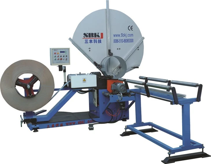 Automatic Spiral Round Air Duct Making Machine
