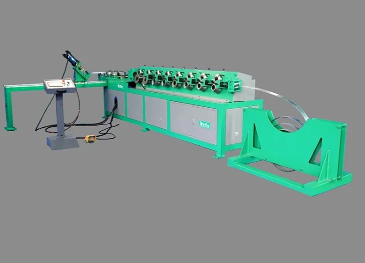 Elektromos kerek csatorna alakító gép fémlemez kerek cső karimás és elektromos forgógép